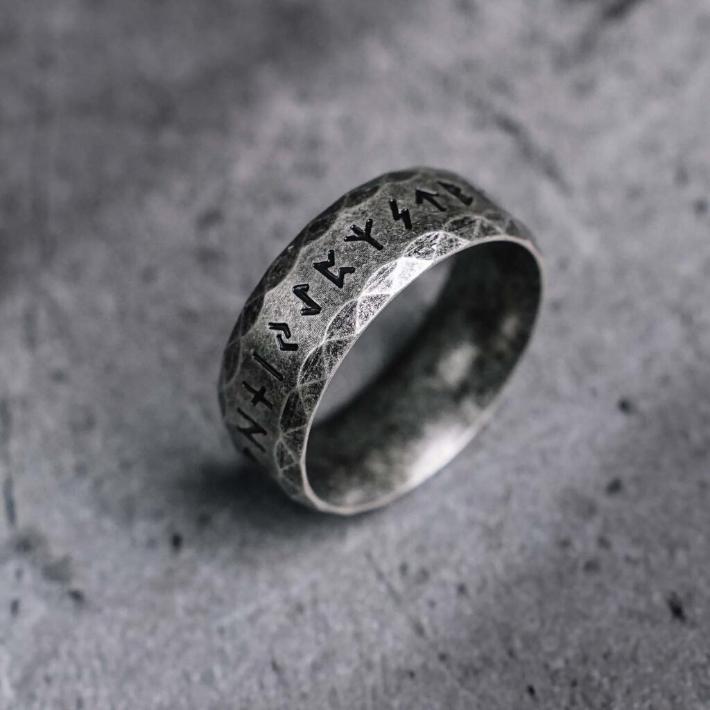 Nhẫn nam Mercury Rune V1 - Mercury Jewels