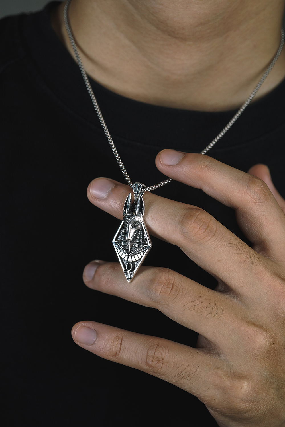 Dây chuyền Bạc 925 Mercury Anubis Dây chuyền Bạc 925 Mercury Anubis